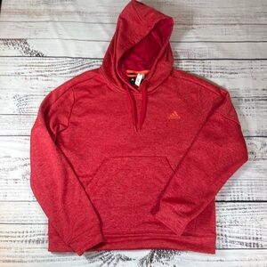 Adidas Climawarm Women’s Hooded Sweatshirt, Hoodie, Red, Size XL